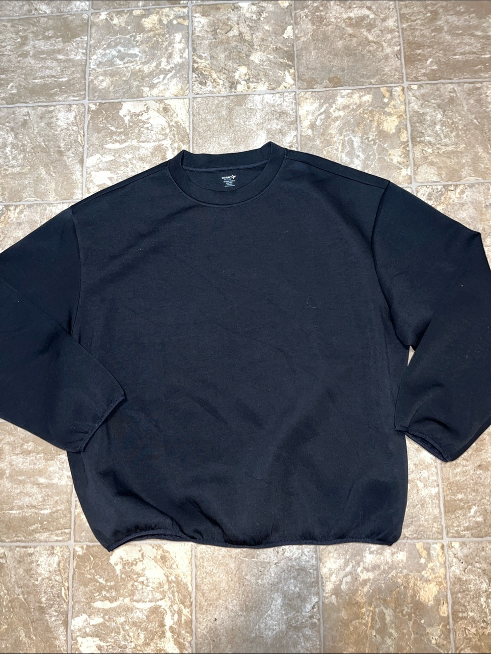 Old Navy Men's Black Crewneck Pullover Sweater